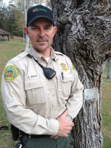 Orange County Parks ranger Adam Shuck